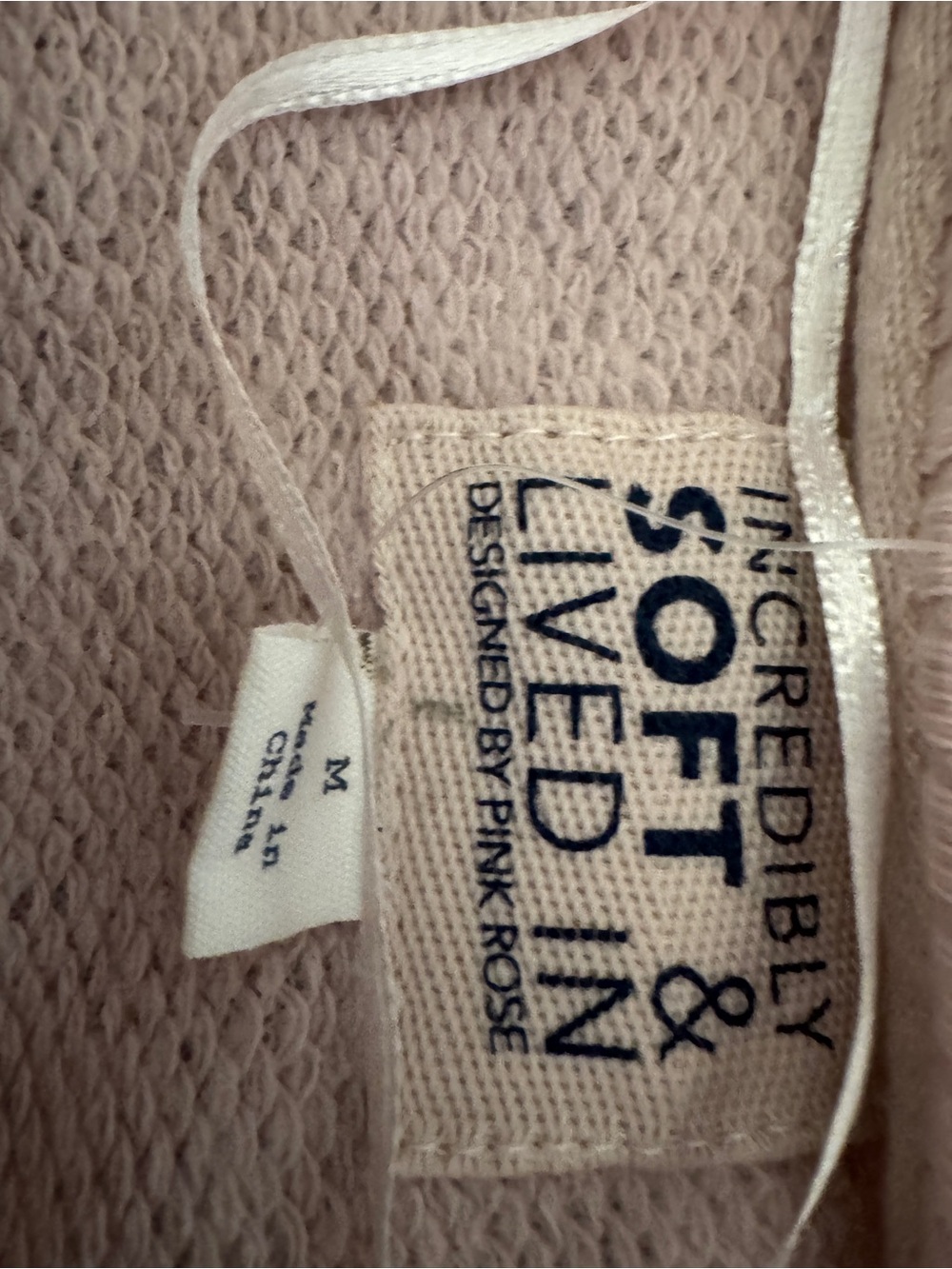 Soft & Lived In rose color  Women’s  sweater by Pink Rose